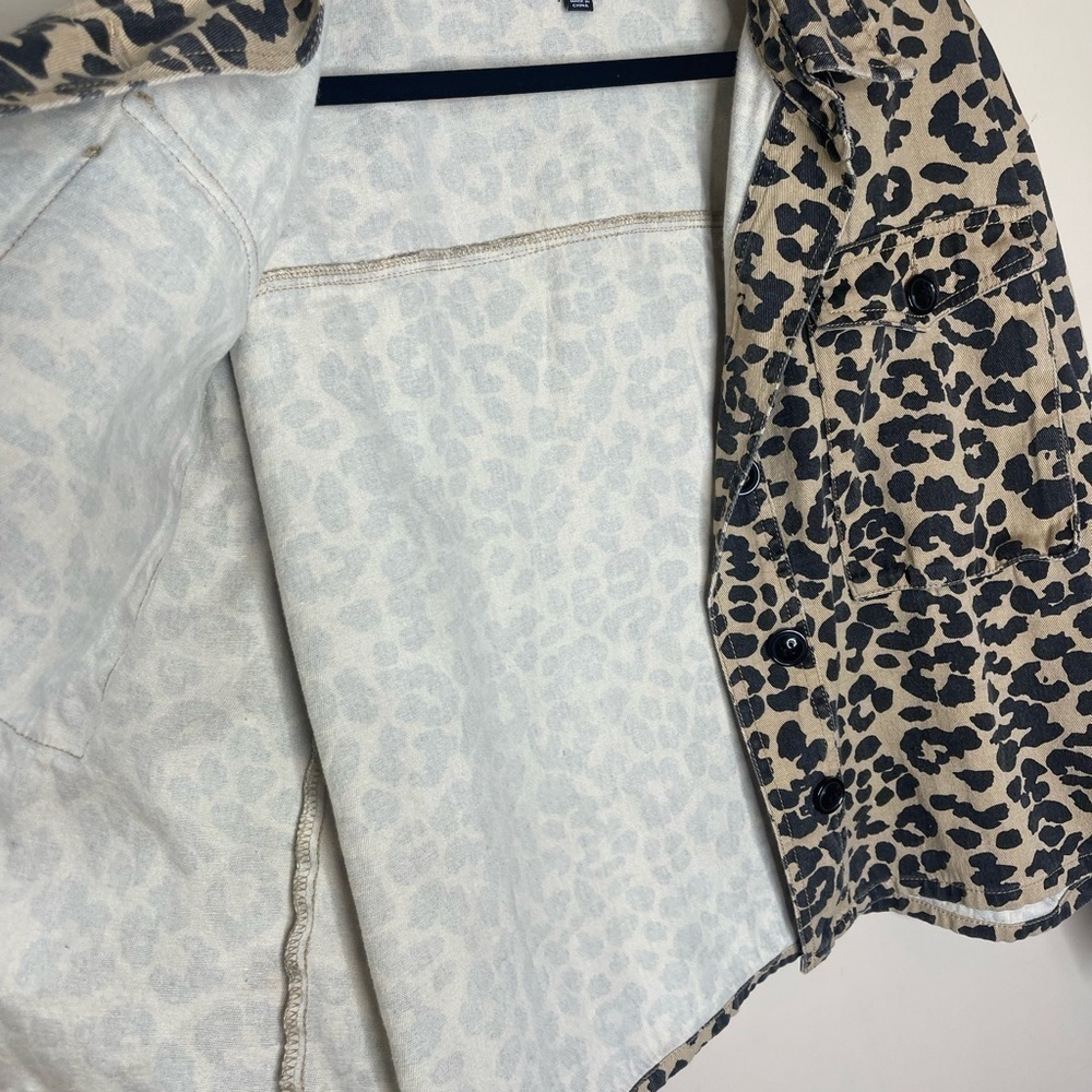 Lulus leopard lightweight oversized jacket - Picture 8 of 8
